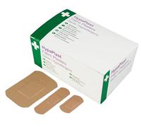 Safety First Aid Group HypaPlast Heavy Duty Fabric Plasters, Assorted (Pack of 100) Sterile Hypoallergenic