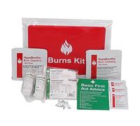 Safety First Aid Group HypaSoothe Burns First Aid Kit in Vinyl Wallet, Small - Fully Stocked