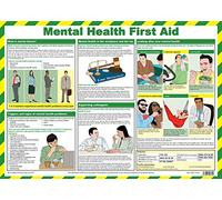 Safety First Aid Group Mental Health First Aid Poster A2 Poster, Laminated