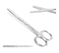 Safety First Aid Group Nurses Stainless Dressing Scissors Blunt/Blunt 13cm - Safe and Durable Medical Scissors for Bandage and Dressing Removal