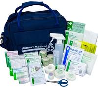 Safety First Aid Group Sports First Aid Kit in Water-Resistant Holdall Bag - Fully Stocked