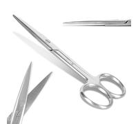 Safety First Aid Group Stainless Steel Sharp/Sharp Ends Straight Scissors 127mm - Precision Medical Scissors for First Aid and Healthcare Use