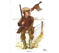 "Safety First" Shooting Greeting Card by Bryn Parry
