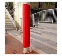 Safety Foam Pad Post Protector Wrap Around 4ft, Round Indoor Outdoor Pole Padding/Column Cushion Cover For Basketball Gym Garage Basement Football Goal School Court(Red,Dia 5 Inch)