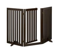 Safety gate Adjustable Pet Fence 3.5 cm Bar MDF Material Freestanding Child Gate