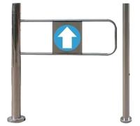 Safety gate Automatic Swing-Type exit gate one-Way Push-in Type