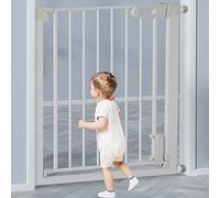 Safety Gate for Adjustable Safety Gate Door Fence Freestanding Pressure Fit Safety Pet Gate for The House, Doorway, Stairs/A+21Cm