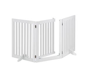 Safety gate Freestanding Child Barrier Adjustable Pet Fence Lightweight Compact