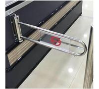 Safety Gate One-Way Door, Spring-Loaded Automatic Closing Swing Gates for Supermarkets, Warehouses, Libraries, Malls, Shopping Areas, Scenic Spots