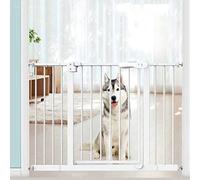 Safety Gates White Metal Stair Gates for Living Room,Bedroom,Kitchen/182-190Cm
