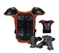 Safety Gear For - Pack Vest L 28.5×43cm, Lightweight Mesh Padding, EVA PE PVC Cushion With Perfect Fit | Protective Set For Skateboard, Cycling, Ski, Av
