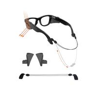 Safety Glasses Side Shields & Eyeglass Strap for Ray-Ban Meta Smart Glasses