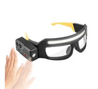 Safety Goggles - work glasses Adjustable Elastic Headba | Mountain Biking goggle | Adjustable Elastic HeadbandSafety Goggles with TYPE-C Light Anti Fog for Welding Riding Women Men Outdoor Adventures
