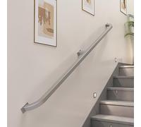 Safety Handrail for Stairs and Bathrooms - Durable Tubular Grabbing Bar with Easy Installation for Indoor/Outdoor Railing Support