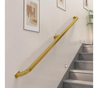 Safety Handrail for Stairs and Bathrooms - Durable Tubular Grabbing Bar with Easy Installation for Indoor/Outdoor Railing Support
