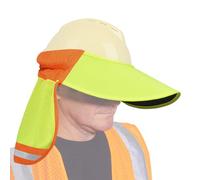 Safety Hard Hat Sun Shade | Hard Hat Sun Visor,Neck Sun Shield, Breathable & Reflective Sun Protection For Hard- Hat, Work, Outdoor, Night -Construction