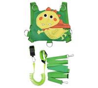Safety Harness,Children Leading Rope | Breathable Dinosaur Leash Harness with Wristband for Amusement, Camping, Airport, Shopping, Trip, Daily