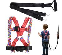Safety Harness Leash for Child Aged 6-12 Years Fully Ajustable, Sturdy Walking Harness for Older Children with Grab Handle, Safety Harness with Lock for Kids, Keeping Active Kids Safe in Public