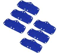 Safety Hat Sweat Band Clip on 6pcs Blue Hard Hat Accessory