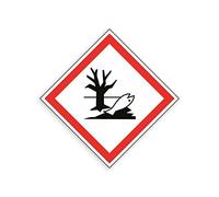 Safety & Hazard Signs - Harmful Substances Signs - GHS COSHH Symbol Signs [Environmentally Damaging] (200mm x 200mm Diamond)