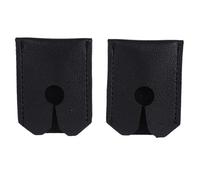 Safety Head Cover Protective Case Black 2pcs Artificial Leather