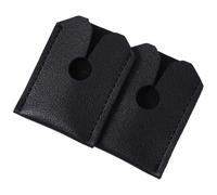Safety Head Protective Cover Artificial Leather 2pcs Black