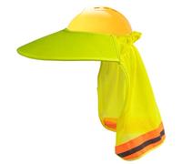 Safety Helmet Sun Visor with Full Edge - UV Protective Breathable Helmet Valve Adjustable - For Work Protection Face Head Construction Site Outdoors