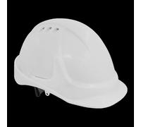 Sealey Safety Helmet Worksafe 502 – Vented – White
