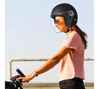 Safety Helmets - Motorcycle Half-helmets Four Seasons,Retro Comfortable Ventilation Racing Moped Sunscreen Helmets For Men Women