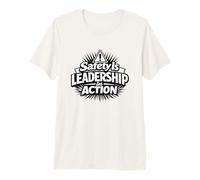 Safety is Leadership in Action | Workplace Safety Gift Idea Premium T-Shirt