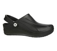 Safety Jogger Clogs for Women - Lightweight Work Shoe for Men, Ideal for Hospital, Kitchen or Garden, 4 UK EU 37, Oxypas Smooth Black