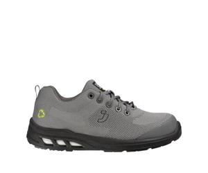 Safety Jogger ECOFITZ S1P Low Work Shoes, Sustainably Produced from Recycled Textile, Black