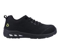 Safety Jogger EcoFitz S1P black steel toe/midsole safety work trainers