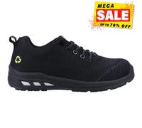 Safety Jogger Ecofitz S1P Safety Shoe Black UK3 Colour: Black, Shoe Si UK3 - EU35 - US3