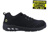 Safety Jogger Ecofitz S1P Safety Shoe Black UK3 Colour: Black, Shoe Si UK3 - EU35 - US3