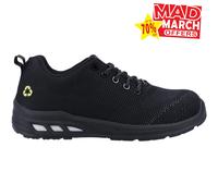 Safety Jogger Ecofitz S1P Safety Shoe Black UK3 Colour: Black, Shoe Si UK3 - EU35 - US3