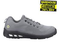 Safety Jogger ECOFITZ S1P Mens Working Everyday Safety Shoes Trainers Grey