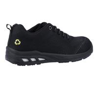 Safety Jogger ECOFITZ S1P Shoe Black Robust metal support to protect the feet