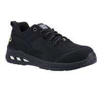 Safety Jogger Ecofitz S1P Safety Shoe Black UK10.5 Colour: Black, Shoe UK10.5 - EU45 - US11.5