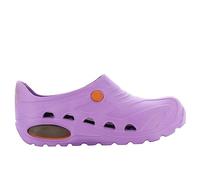 Safety Jogger Lightweight Clog Women - Slip On Clog for Men, Anti-Slip, Anti-Bacterial, Anti-Static and Anti-Fungal, Purple, 6/7 UK