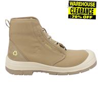 Safety Jogger Mens ECODESERT Mid Boots Safety Footwear Beige