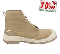 Safety Jogger Mens ECODESERT Mid Boots Safety Footwear Beige