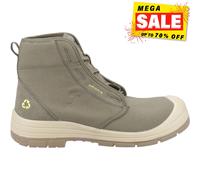 Safety Jogger Mens ECODESERT Mid Boots Safety Footwear Khaki Green