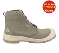 Safety Jogger Mens ECODESERT Mid Boots Safety Footwear Khaki Green