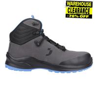 Safety Jogger Mens MODULO S3S MID Safety Boots Protective Footwear Grey