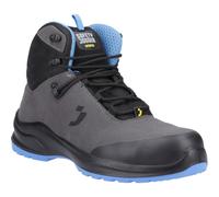 Safety Jogger Mens MODULO S3S MID Safety Boots Protective Footwear Grey