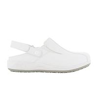 SAFETY JOGGER Safety Clogs for Women 4 UK - CARINNE - Lightweight Comfortable Work Shoe, Ideal for Nurses, Kitchen or Indoor, Non Slip and Shock Absorbing, Oxypas White