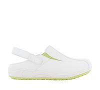 SAFETY JOGGER Safety Clogs for Women 6 UK - CARINNE - Lightweight Comfortable Work Shoe, Ideal for Nurses, Kitchen or Indoor, Non Slip and Shock Absorbing, Oxypas Green