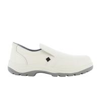 SAFETY JOGGER Steel Toe Cap Safety Clog - X0500 - S2 Safety Shoe for Men or Women, Anti-Slip Slip-on Work Shoe, Ideal for Kitchen, Hospital, OR, and Food Industry, White 6 UK 39 EU