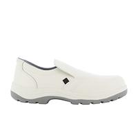 SAFETY JOGGER Steel Toe Cap Safety Clog - X0500 - S2 Safety Shoe for Men or Women, Anti-Slip Slip-on Work Shoe, Ideal for Kitchen, Hospital, OR, and Food Industry, White 7 UK 40 EU